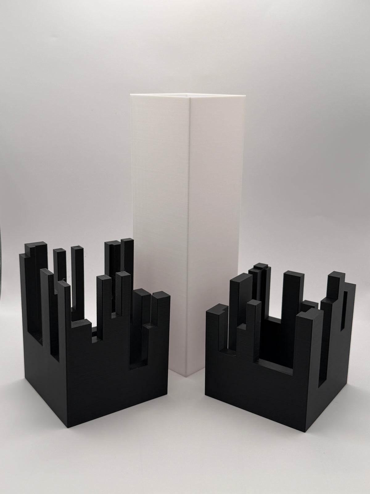3D-Druck LED-Tischlampe "Pixel Pulse" (ohne Leuchtmittel)