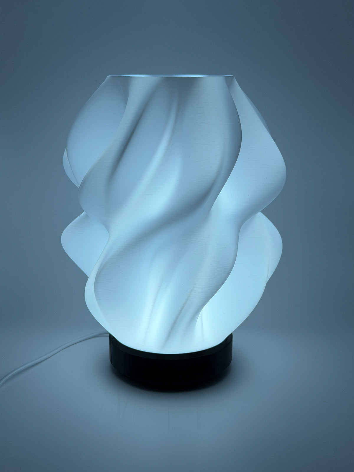 3D-Druck LED-Tischlampe "Spiral Motion" (ohne Leuchtmittel)