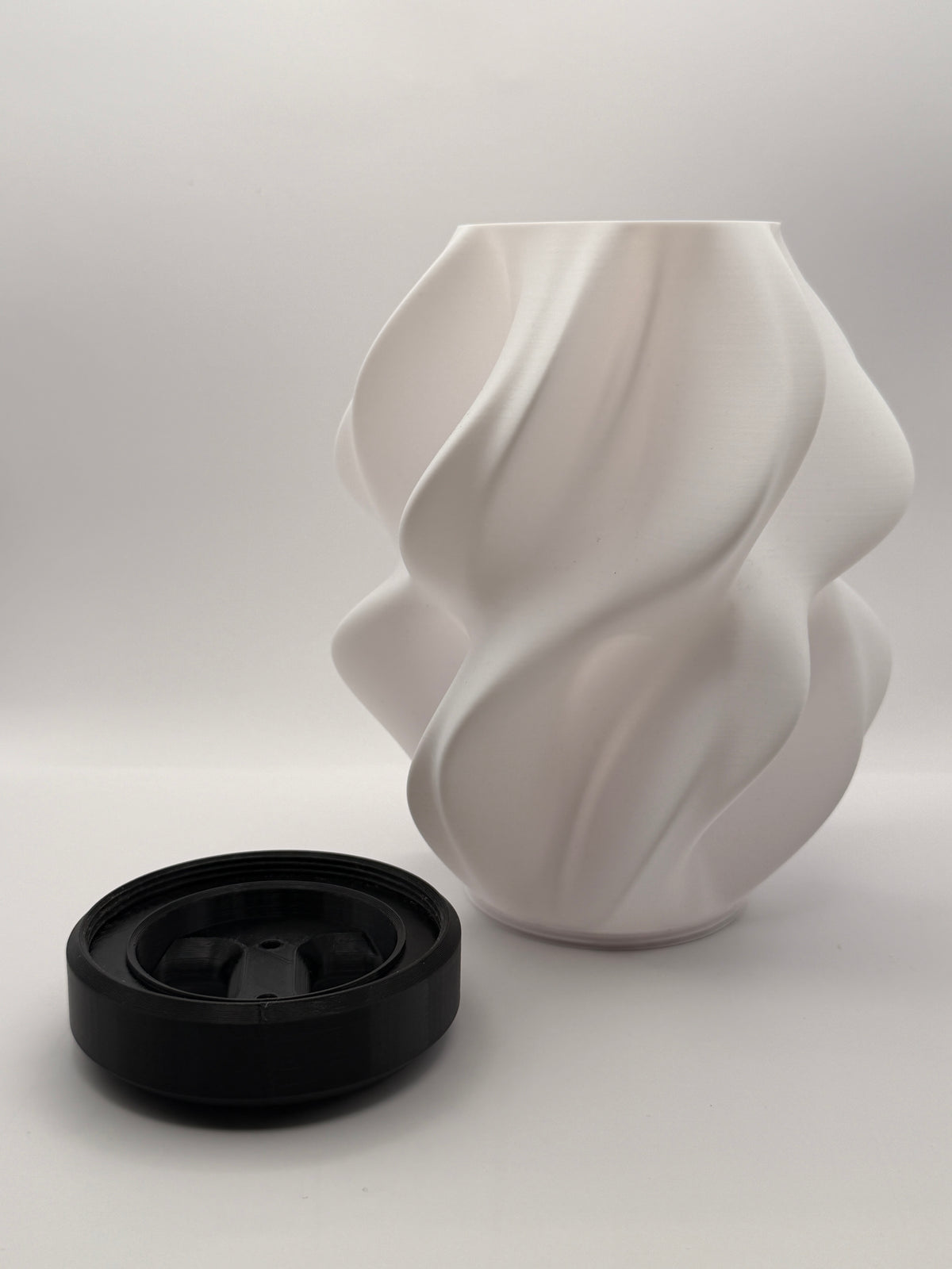 3D-Druck LED-Tischlampe "Spiral Motion" (ohne Leuchtmittel)