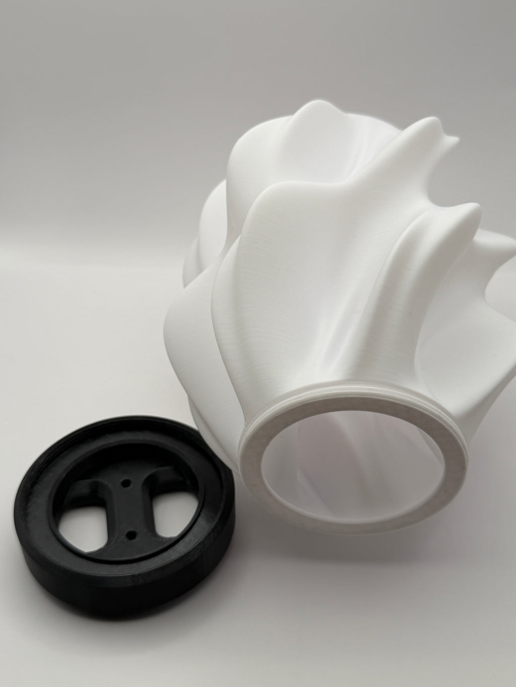 3D-Druck LED-Tischlampe "Spiral Motion" (ohne Leuchtmittel)
