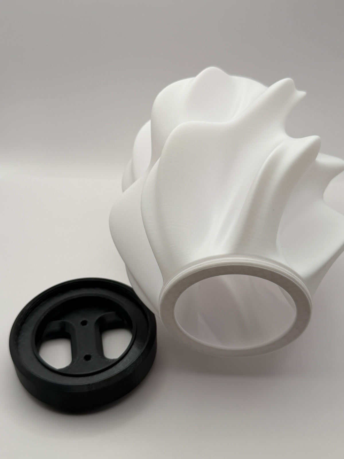 3D-Druck LED-Tischlampe "Spiral Motion" (ohne Leuchtmittel)