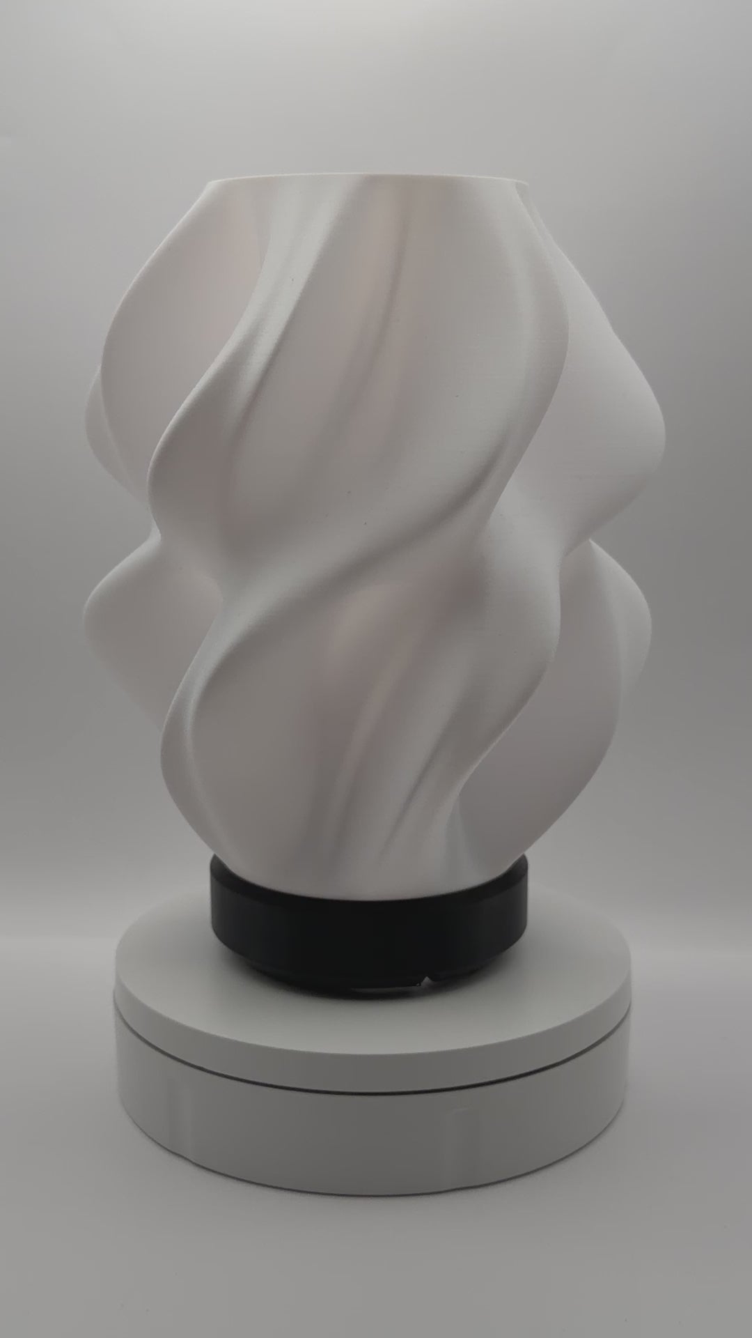 3D-Druck LED-Tischlampe "Spiral Motion" (ohne Leuchtmittel)